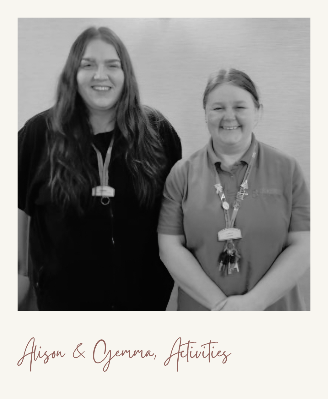 Alison_and_Gemma_Polaroid Alison & Gemma, Activities