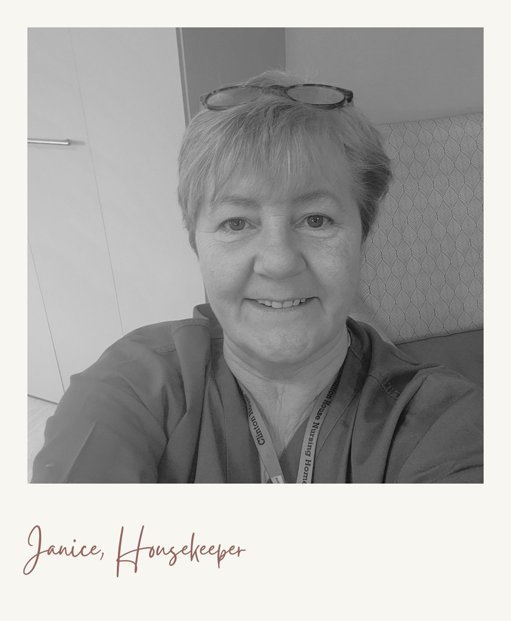 Janice_Polaroid Janice, Housekeeper